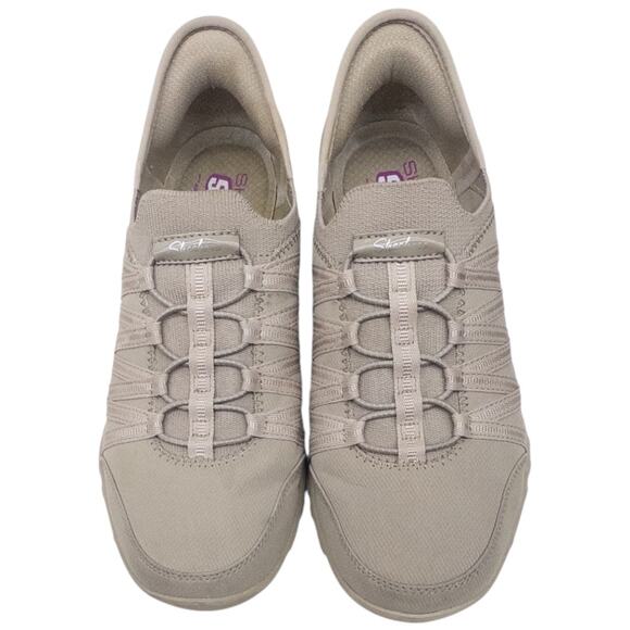 Skechers Slip-ins Relaxed Fit Breathe Easy Roll With Me Sneaker Womens 7.5 Taupe - Picture 4 of 8